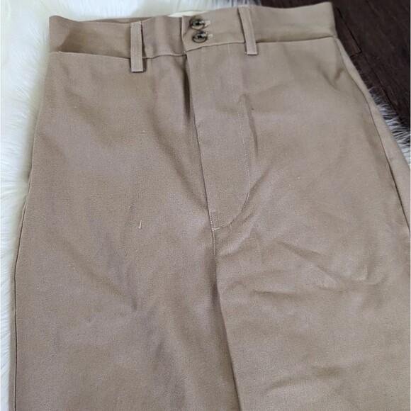 Hackwith Design House Sustain Tailored Barrel Leg Trouser khaki brown 2 - Picture 7 of 11